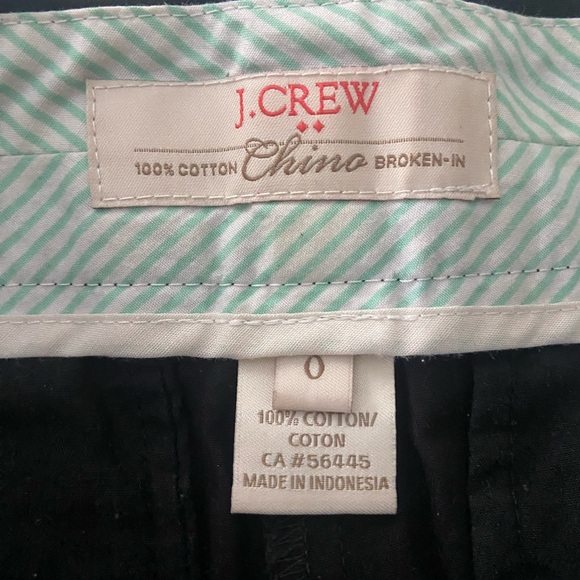 J. Crew broken in chino shorts sz.0 - Picture 4 of 5